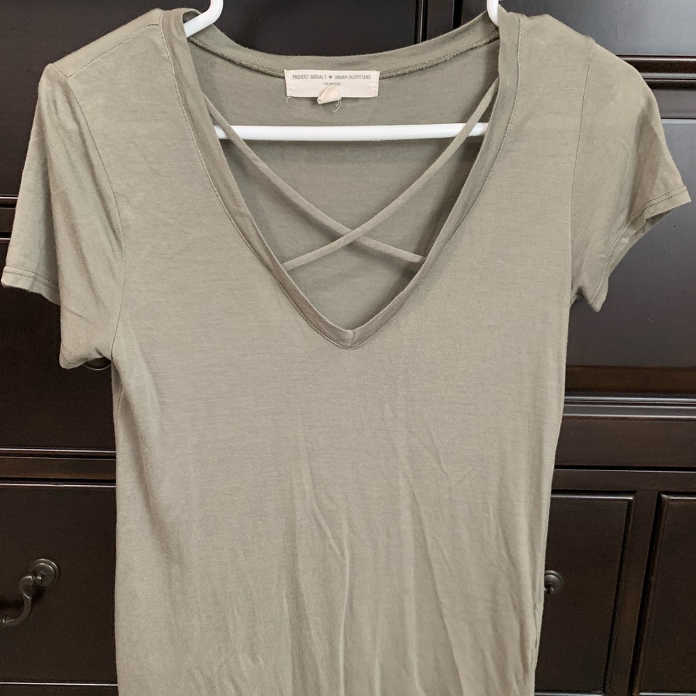Project Social T Urban Outfitters Soft Green Tee
